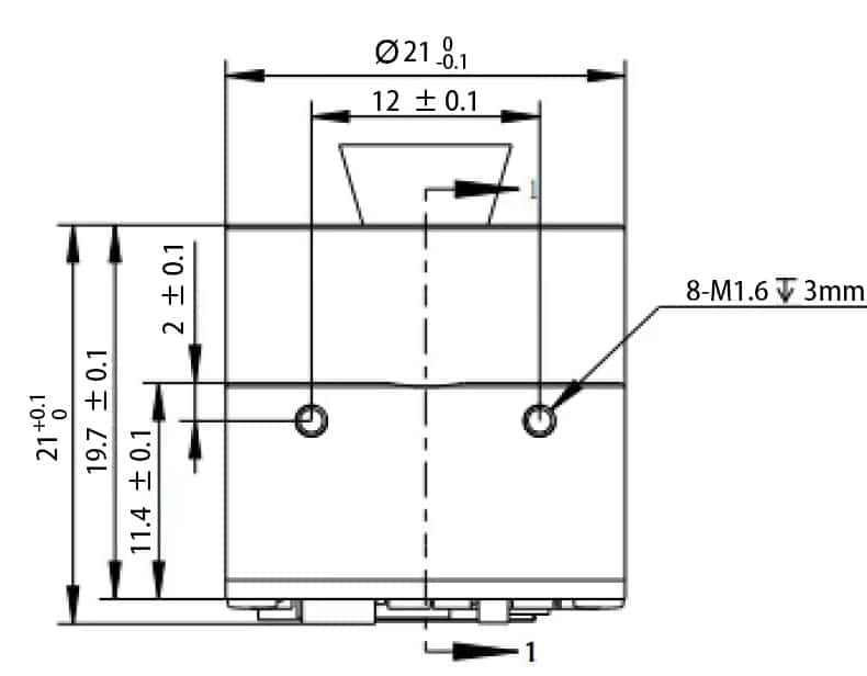 Detector Type: Vanadium Oxide non-cooling Infrared Focal Plane Detector Thermal imaging camera can be used on field equipment such as drones, aircraft and vehicles