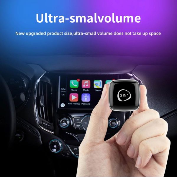 M5 2in1 Wire CarPlay/Android auto To wireless CarPlay/Android auto - Image 2