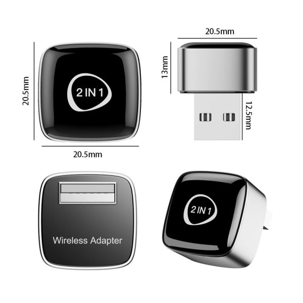 M5 2in1 Wire CarPlay/Android auto To wireless CarPlay/Android auto - Image 3