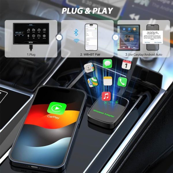 S4-Wire CarPlay/Android auto To wireless CarPlay/Android auto - Image 2