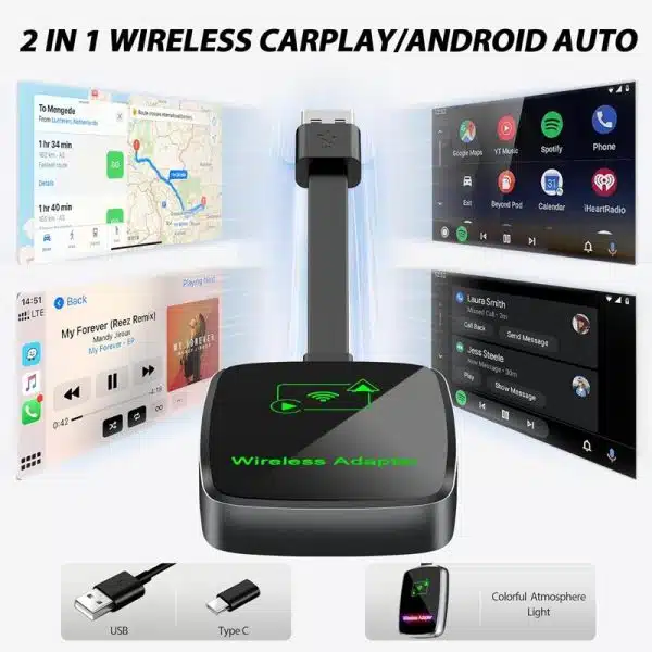 S4-Wire CarPlay/Android auto To wireless CarPlay/Android auto - Image 6