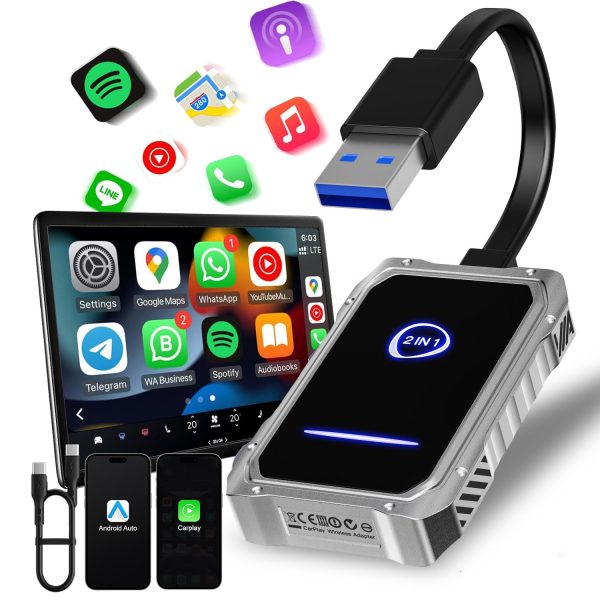 S8-Wire CarPlay/Android auto To wireless CarPlay/Android auto - Image 4
