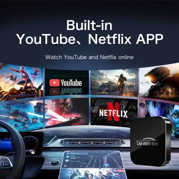 Y2-CarPlay To Android 12 Wireless CarPlay/Android auto/Video - Image 2