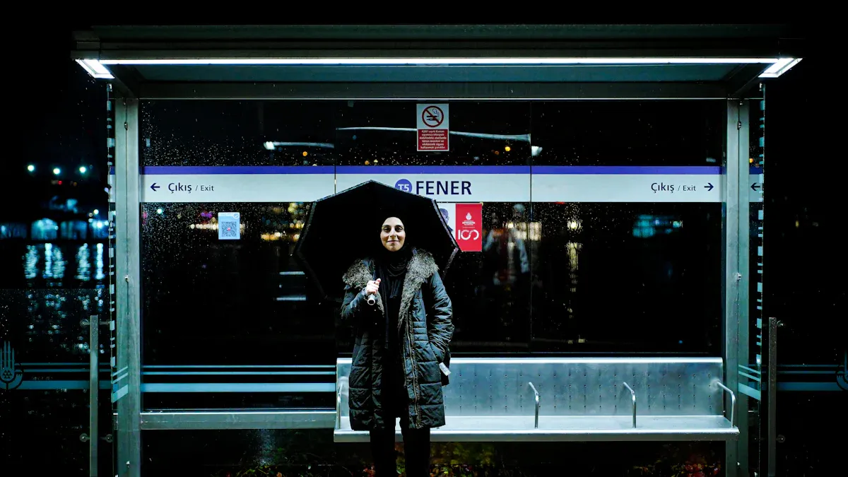 Bus Stop Announcement Screen