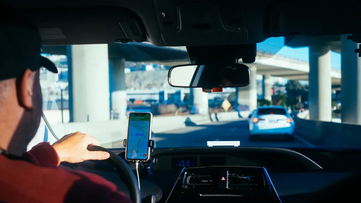 How Taxi Headrest Screens Work