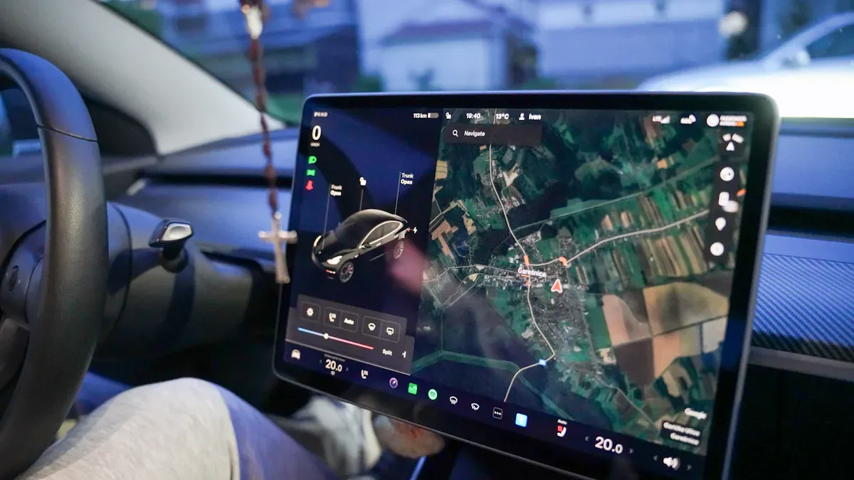 GPS-Based Automatic Advertising Display