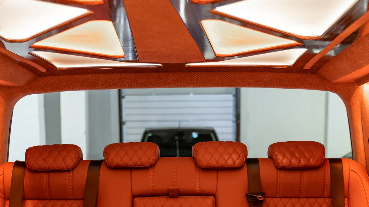 Rear seat advertising