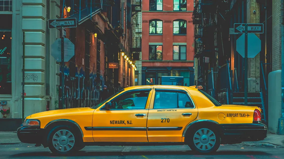 Electronic Perimeter Taxi Advertising