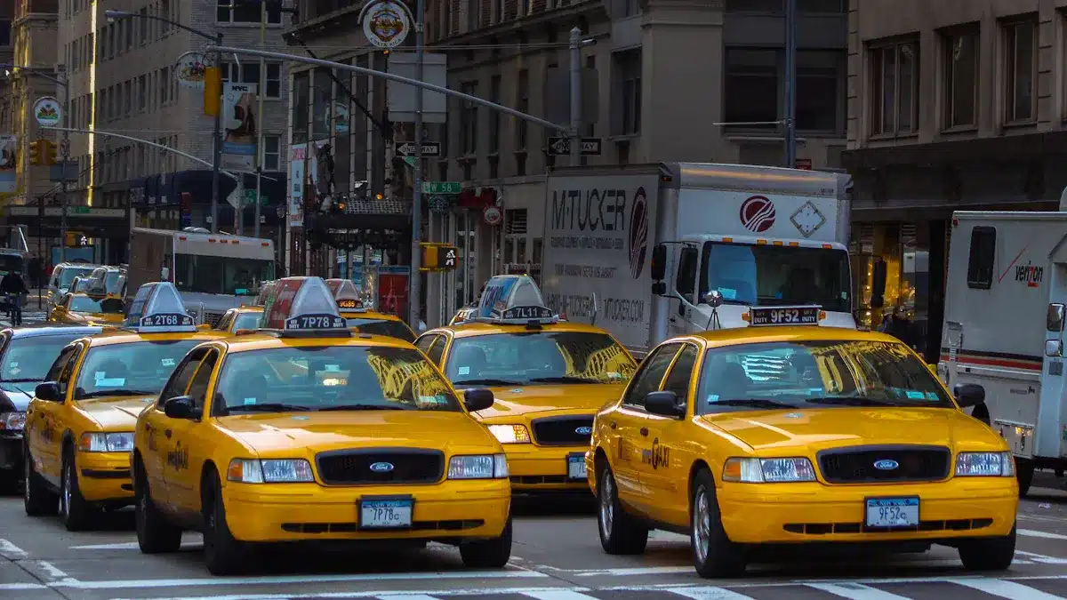 Advertising benefits for taxi operators