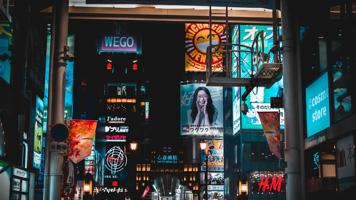 Digital Signage with Electronic Fence Function