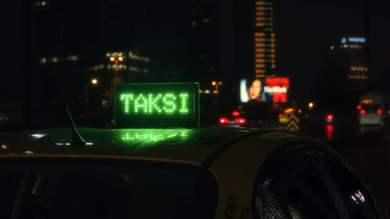 What Is a Taxi Digital Display and How Does It Work
