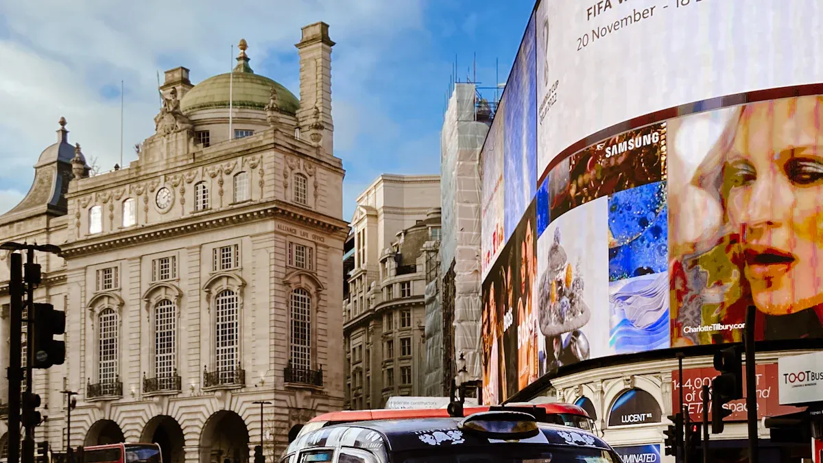 Position-triggered advertising system in taxis: плюсы