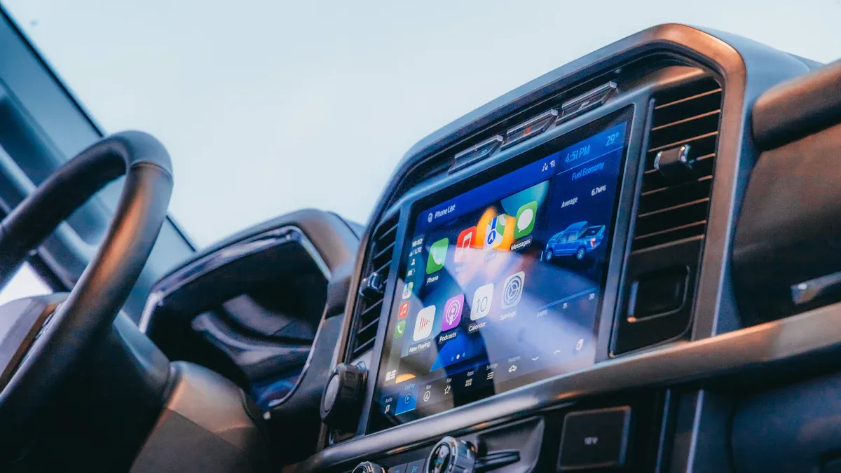 In-car screens in Kyrgyzstan