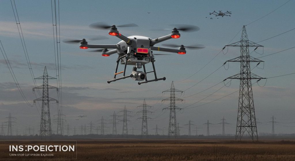 Drone Thermal Camera for Power Line Inspection