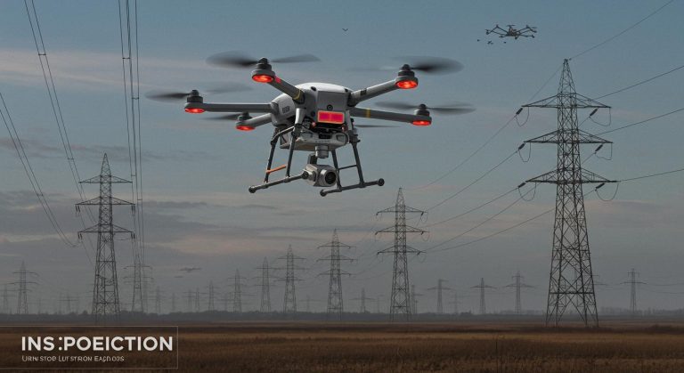 Drone Thermal Camera for Power Line Inspection