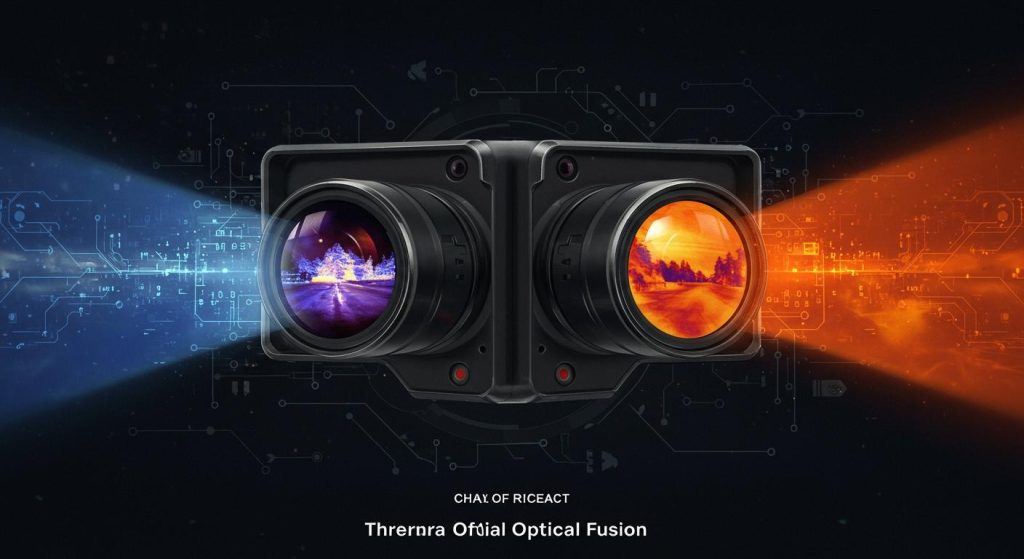 Dual spectrum thermal camera and its applications in thermal optical fusion technology
