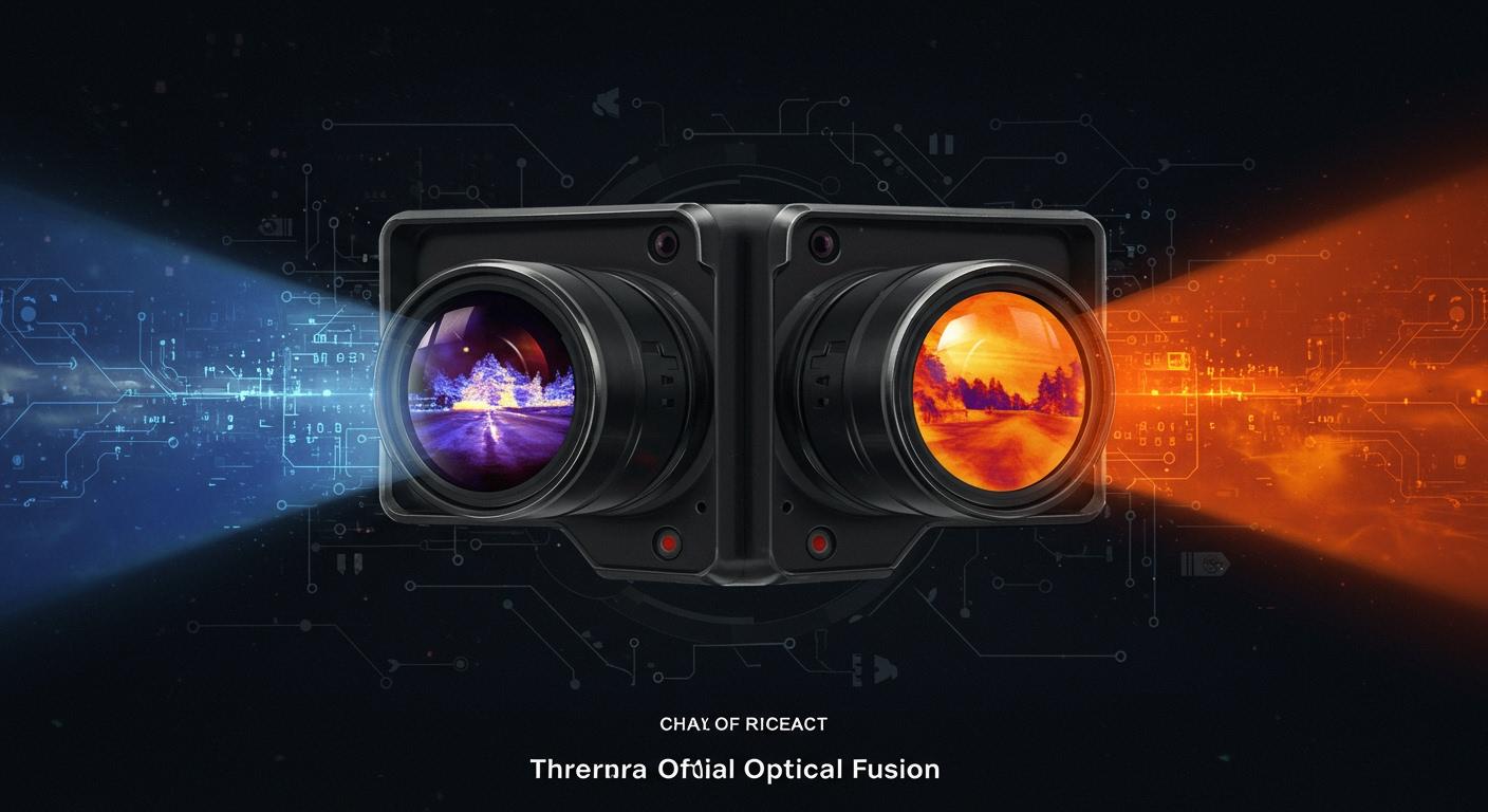 Dual spectrum thermal camera and its applications in thermal optical fusion technology