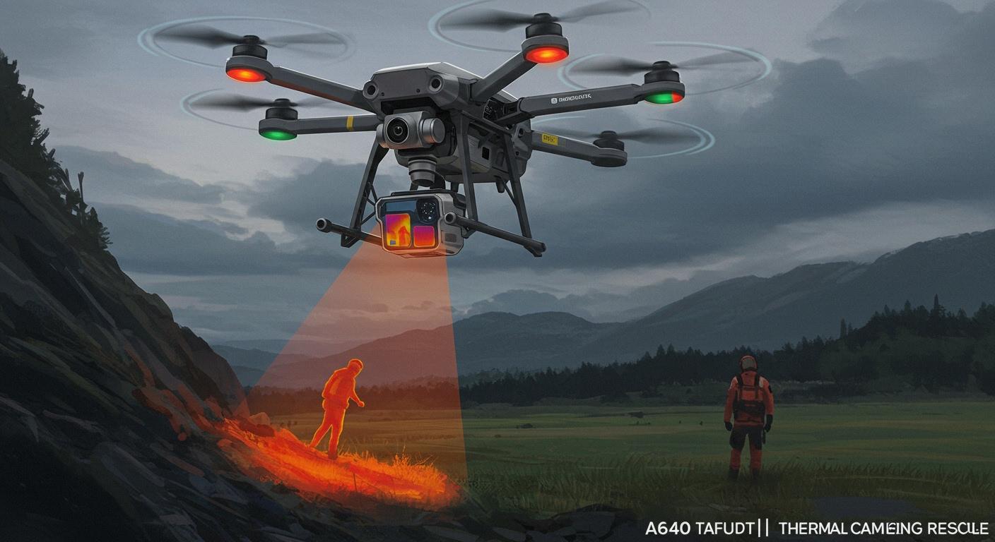 How to Integrate the A640 Thermal Camera into Your Drone for Rescue