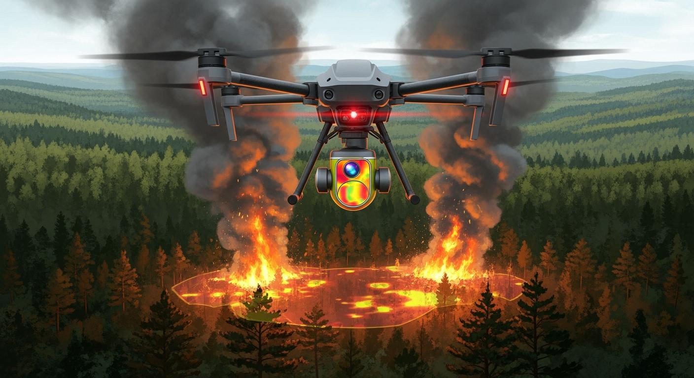 How to Integrate Thermal Cameras into UAVs for Reliable Fire Detection
