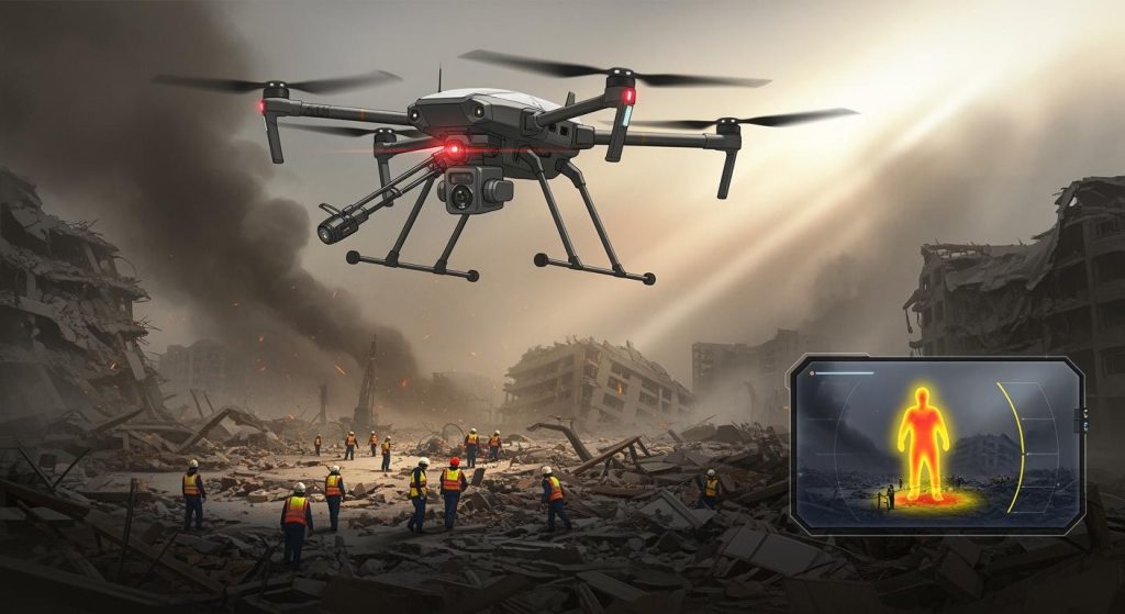 OEM thermal camera manufacturer helps rescue drones save lives