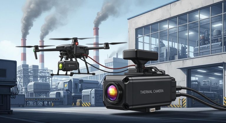 Thermal camera module facile per droni e fabbriche