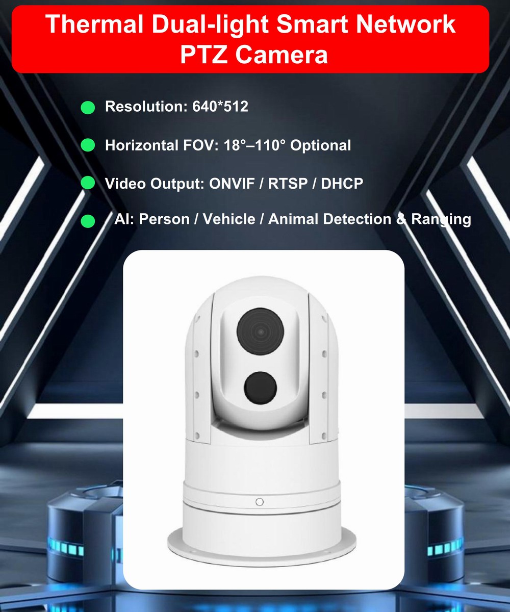 ThermalDual lightSmartNetworkPTZCamera 1000