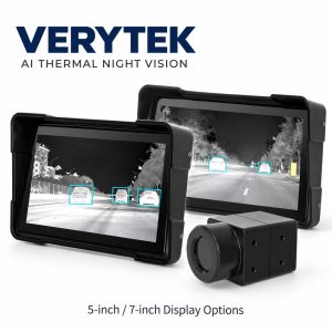5-Inch Car Thermal Imaging Night Vision System with AI Recognition